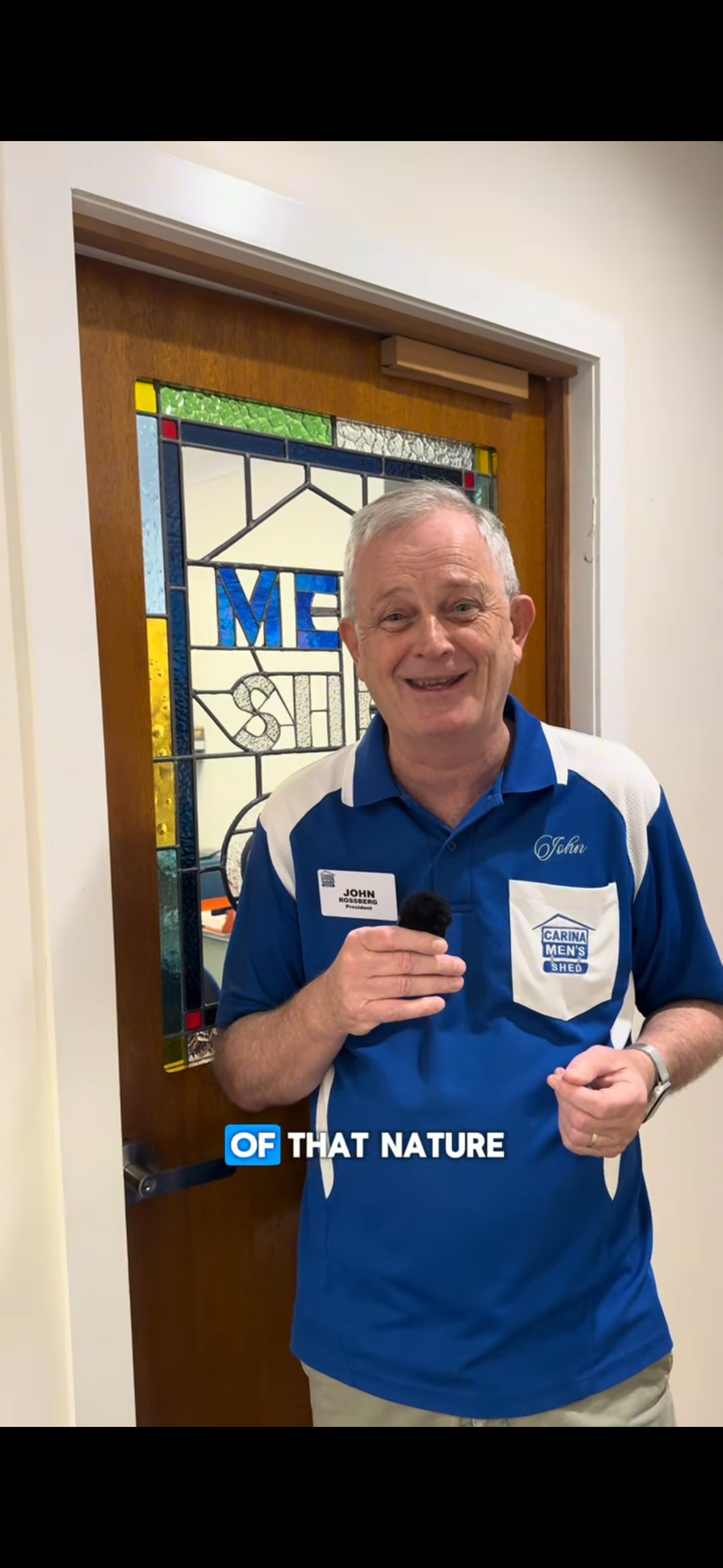 Carina Men's Shed – President Interview